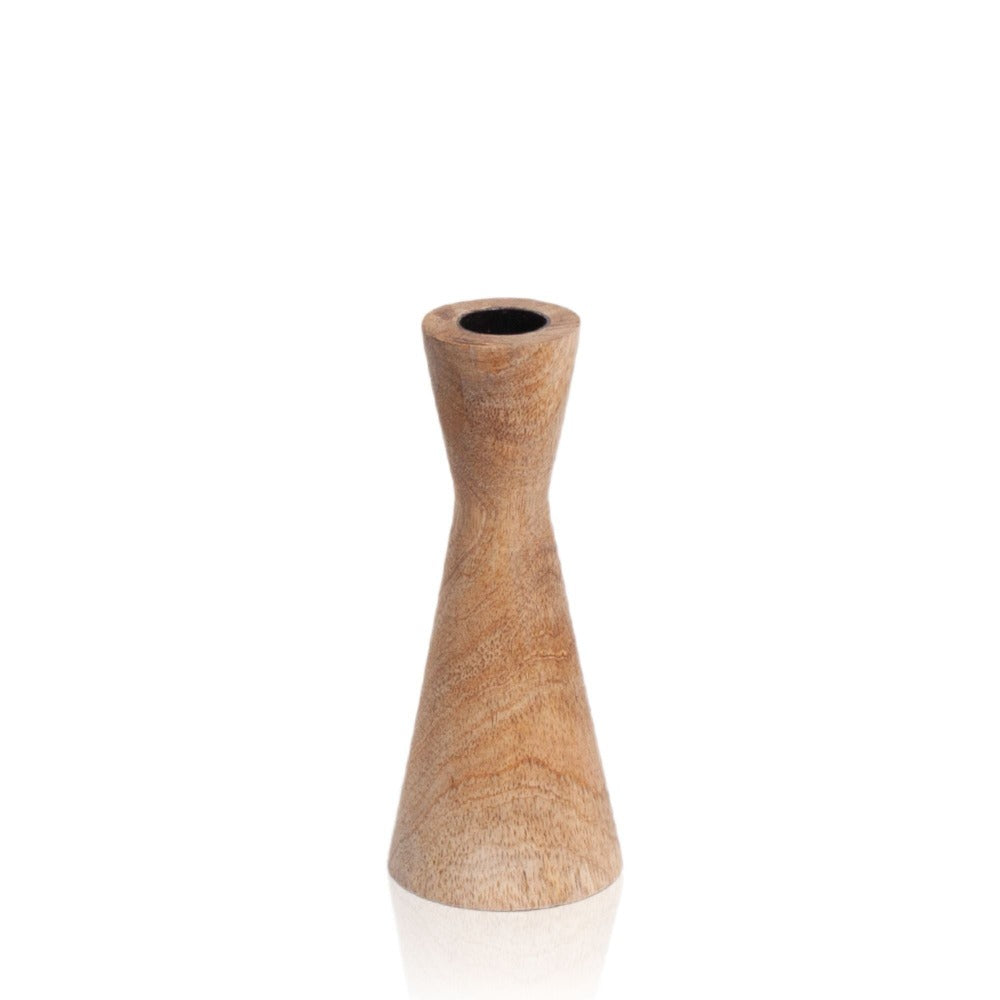 Mackay Wooden Candle holder-Mango Wood-Small and large