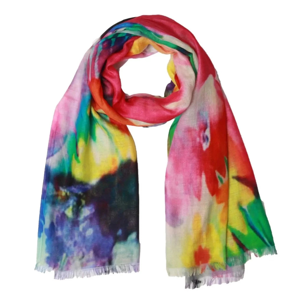 Jacob Little-Dulwich Hill-Tara Floral Linen Scarf