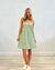 Jacob Little-Dulwich Hill-Green Check Slip Night Dress-Ivy