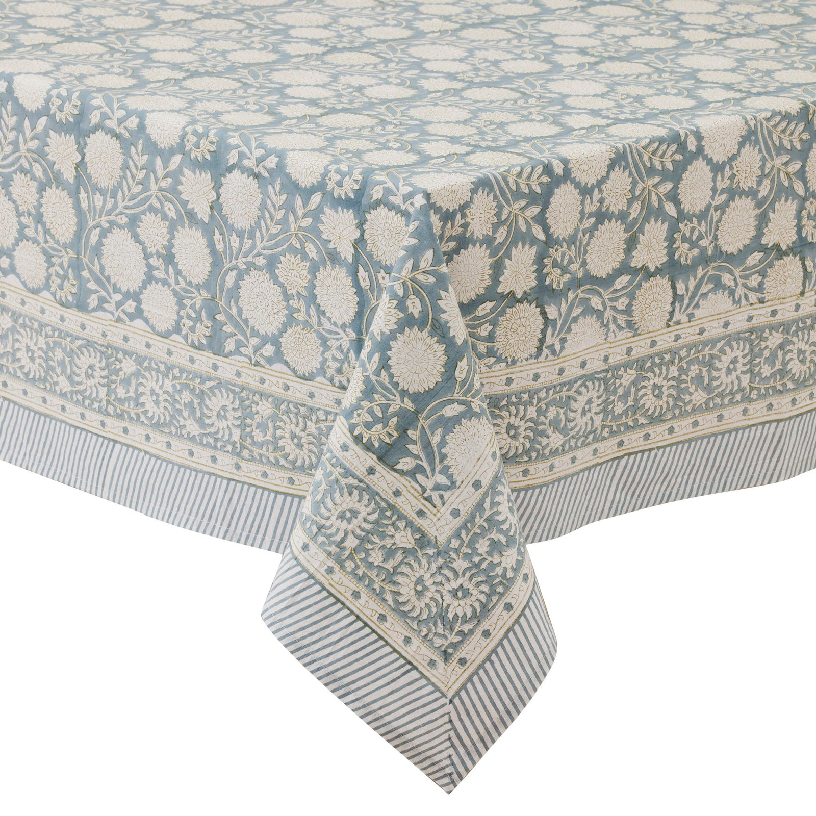 Anjali Hand Block Printed Tablecloth