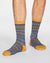Jacob Little-Dulwich Hill-Jacob Striped Socks-Mustard Yellow