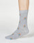 Jacob Little-Dulwich Hill-Organic Cotton Rainbow Socks-Grey Marle