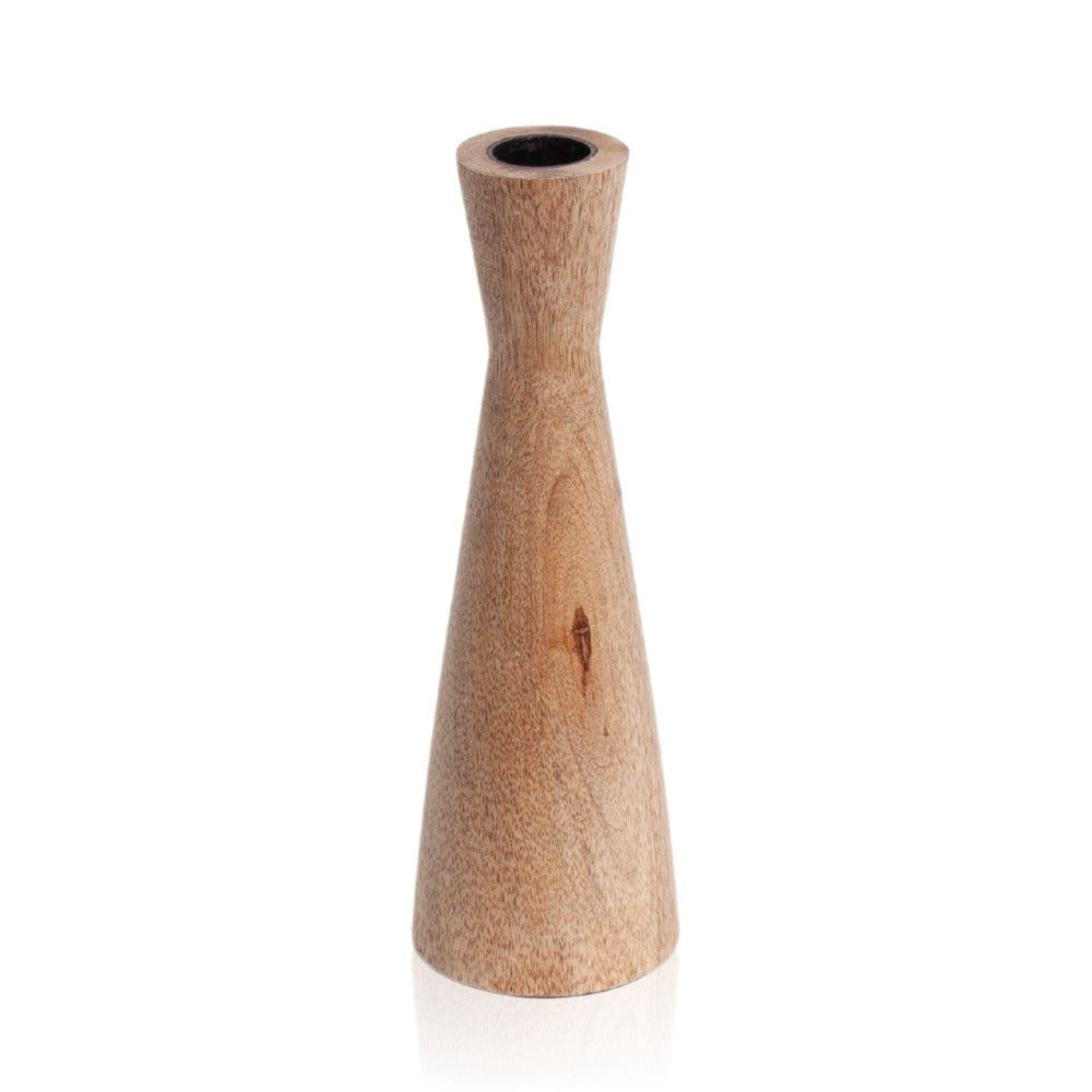 Mackay Wooden Candle holder-Mango Wood-large