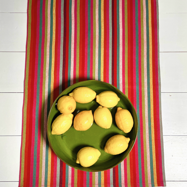 Carnival Stripe Cotton Tea Towel