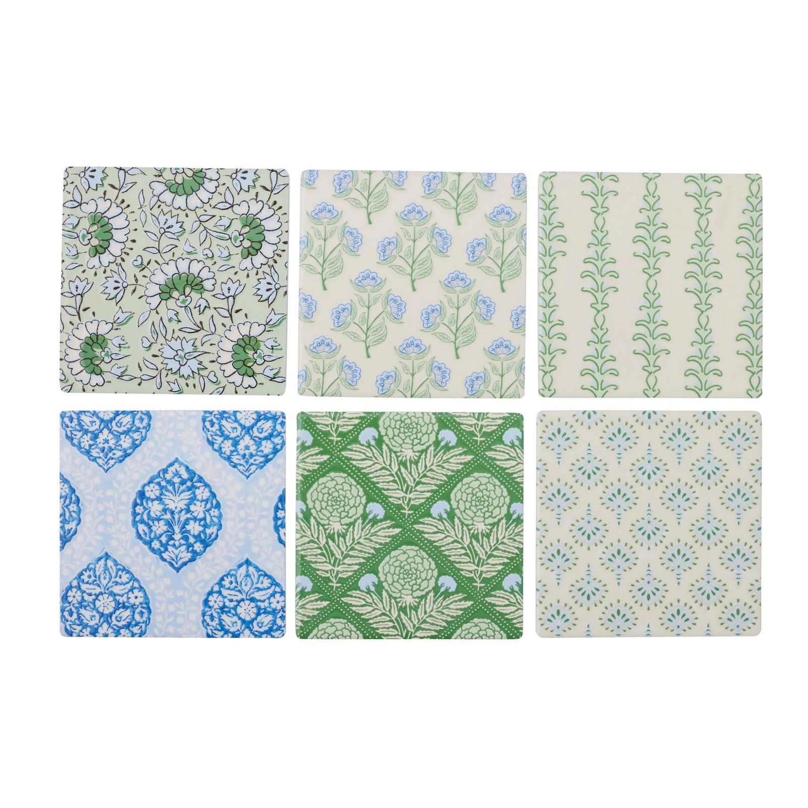 Charvet Ceramic Coasters - Set of 6