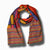 Jacob Little-Dulwich Hill-Priscilla Scarf-Merino Wool and Silk-Geometric Design-Spots-Checks-Stripes- Bright Colours