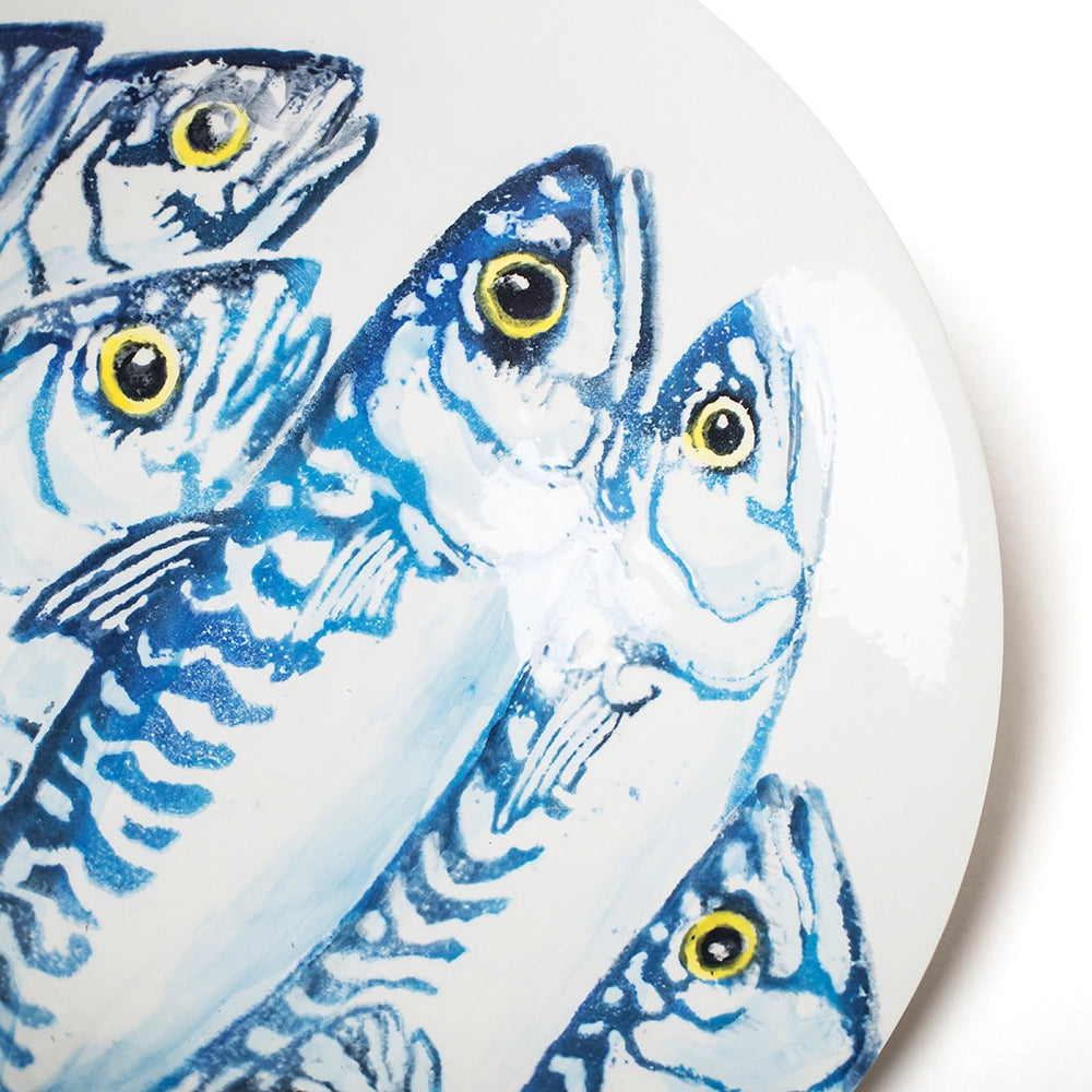 Handmade Serving Bowl - Mackerel