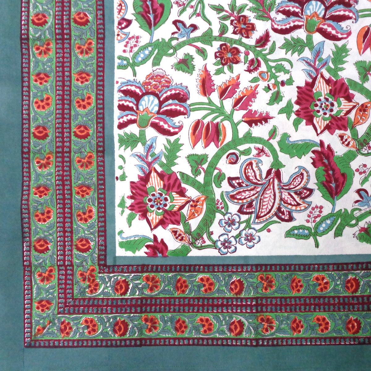 Ariana Hand Block Printed Tablecloth