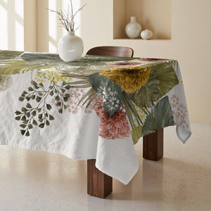 Tropique Cotton Stain-Resistant Tablecloth