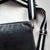 Pippa City Bag-Leather-Webbing strap with extra tie on leather strap-Black