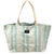 Large Striped Canvas Tote Bag - Byron