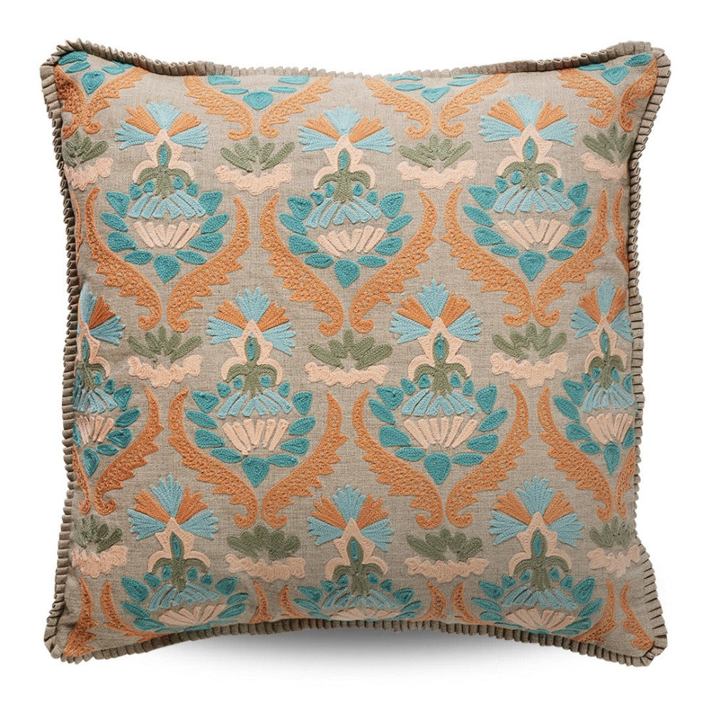 Highgate Cushion Cover-Hand embroidered