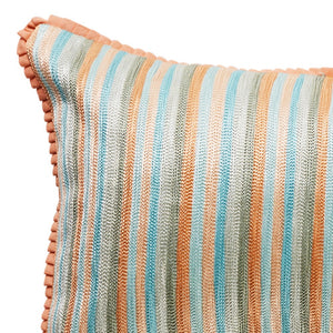 Islington Cushion-Striped Embroidery-closeup