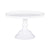 Torta White Glass Cake Stand