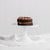 Torta White Glass Cake Stand
