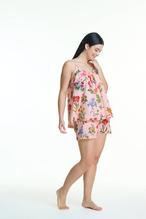 Cotton Voile Short Pajamas - Cassie