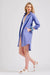 Classic Shirt Dress - Jacaranda Blue-Cotton-Included Sash