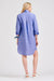 Classic Shirt Dress - Jacaranda Blue-Cotton-Included Sash