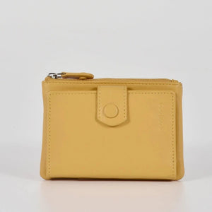 Collins Compact Leather Wallet-Includes Built-in Keychain