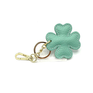 Four Leaf Clover Leather Key Chain