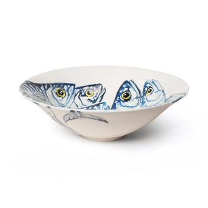 Handmade Serving Bowl - Mackerel