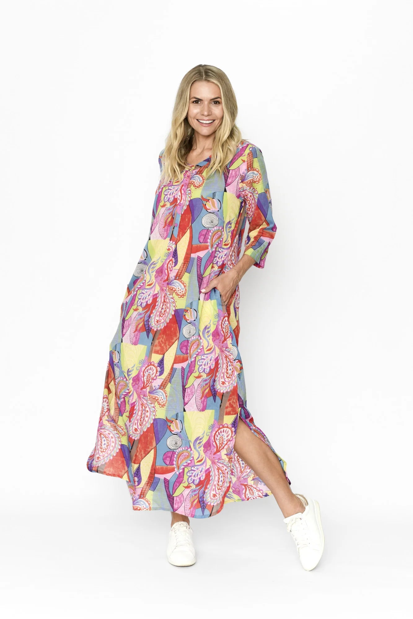 Melanie Cotton Maxi Dress