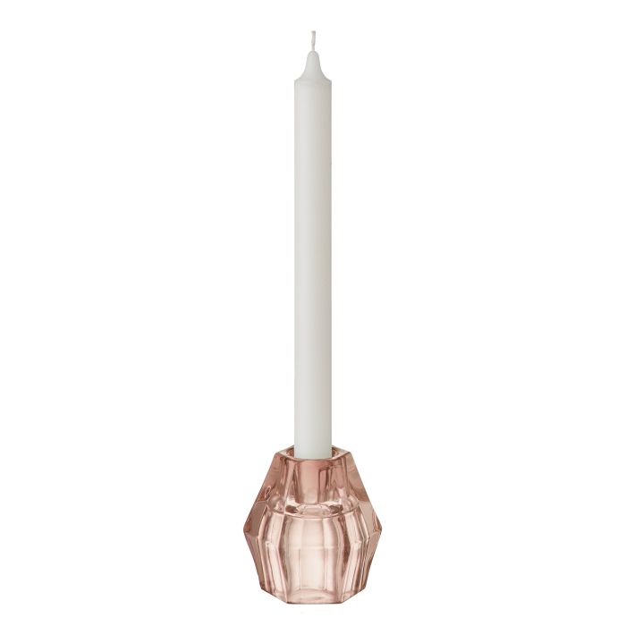 Callum Dual Glass Candle Holder - Blush