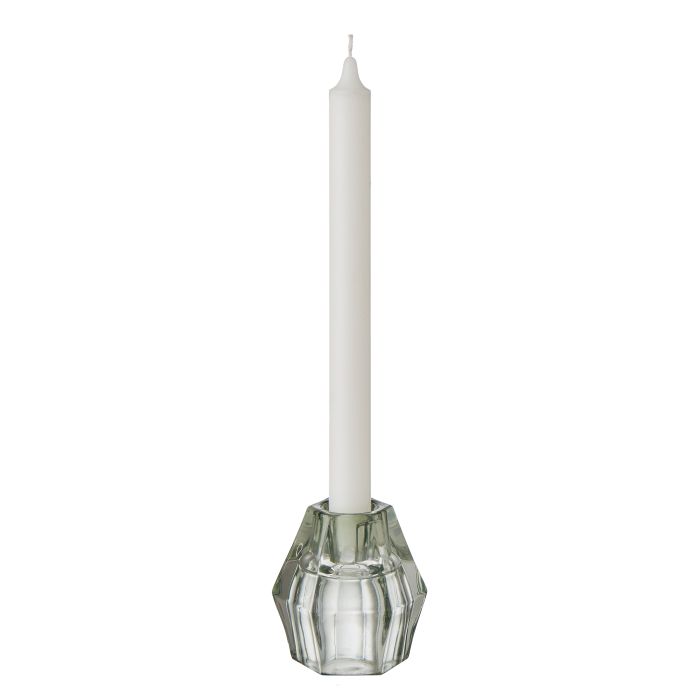 Callum Dual Glass Candle Holder - Sage