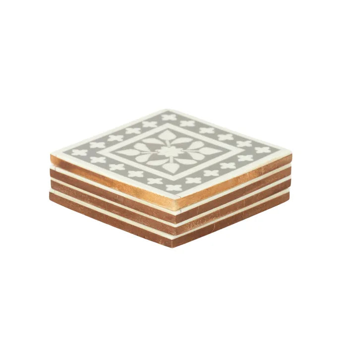 Hepburn Resin Coasters - Set of 4