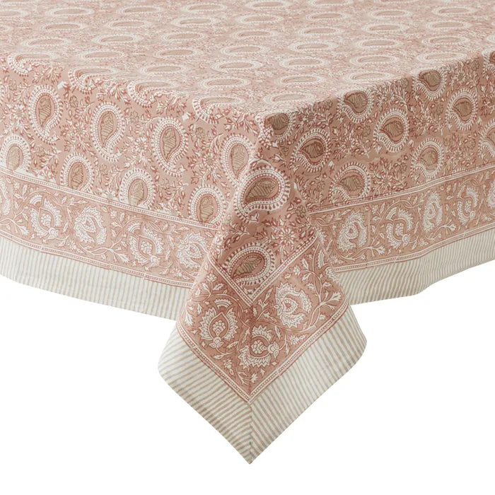 Rampali Hand Block Printed Tablecloth