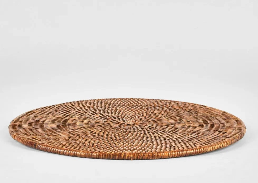 Handwoven Rattan Placemat-Round