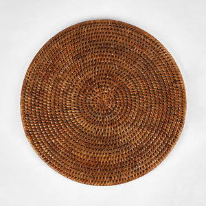 Handwoven Rattan Placemat-Round