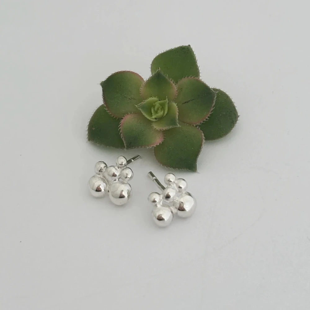 Sterling Silver 'Lots of Bubbles' Earrings By Pip Keane