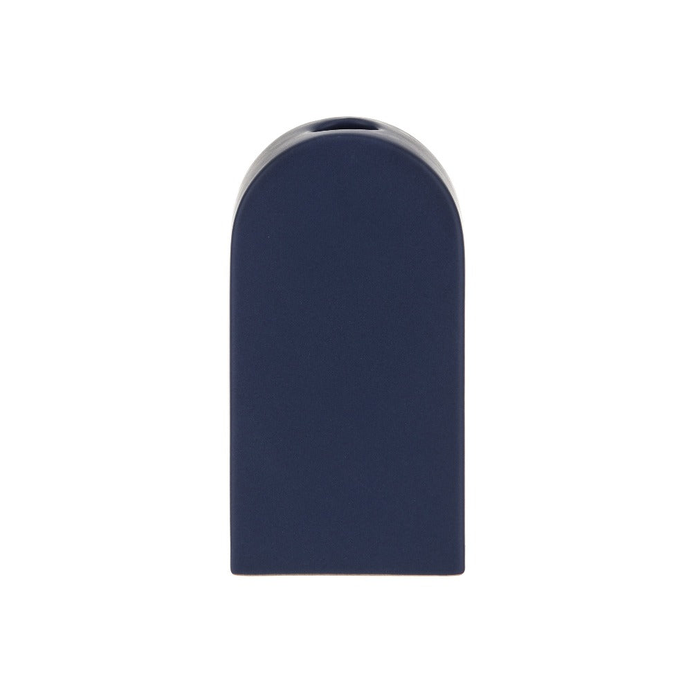 Jacob little-Dulwich Hill-Rectangle Vase-Midnight Blue-Creamic-Matte