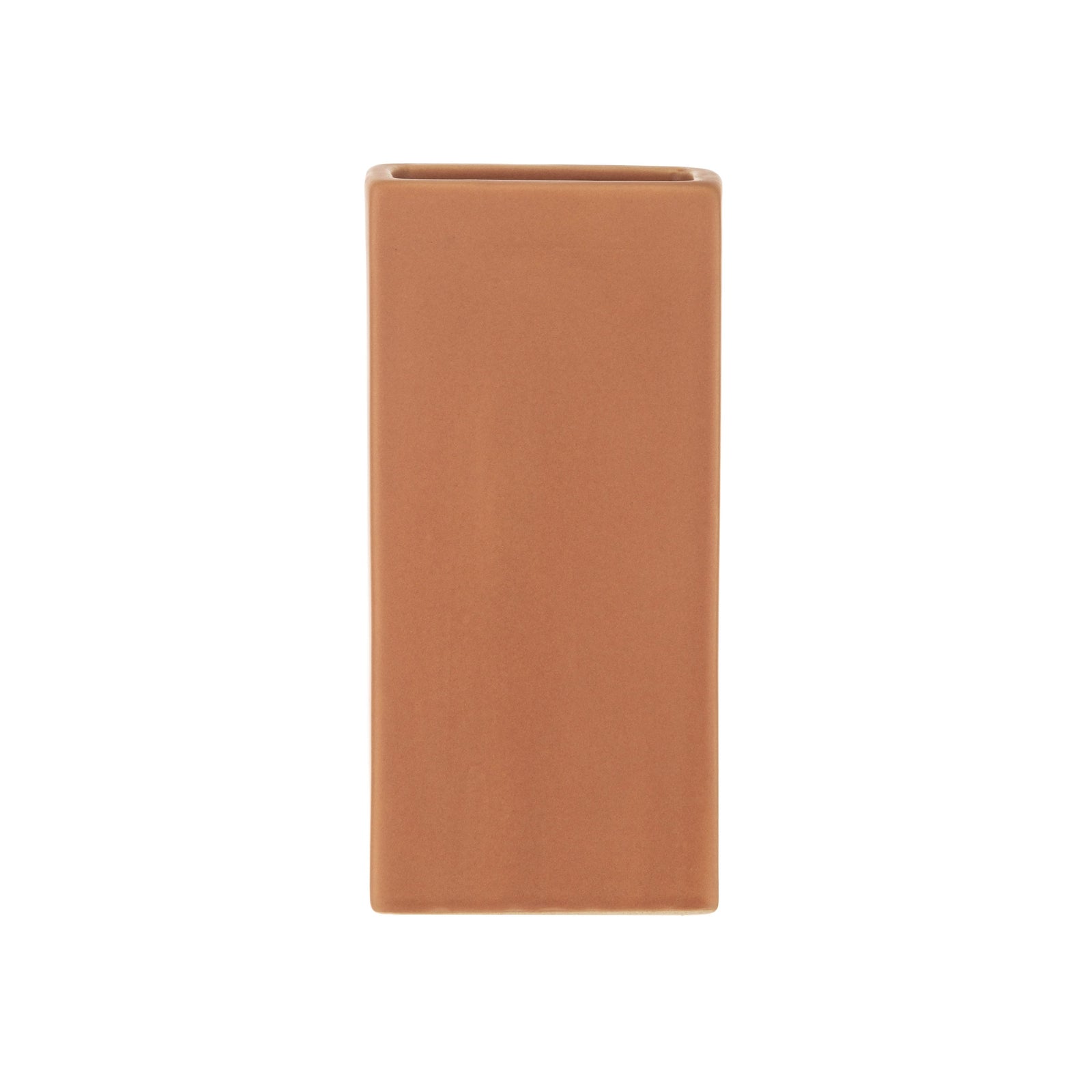 Jacob Little-Dulwich Hill-Rectangle Vase-Ceramic-Burnt Orange