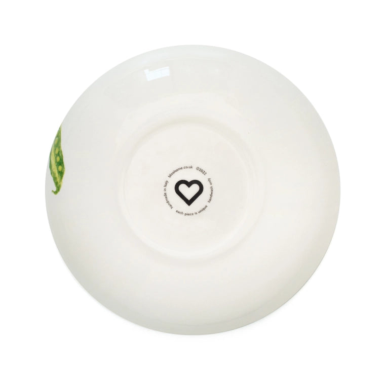 Peas Bowl-Handmade in Italy-Flatlay image