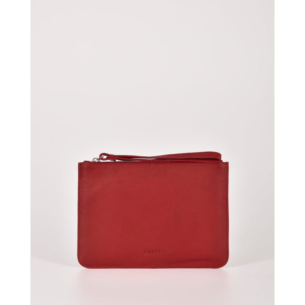 Jacob Little-Dulwich Hill-Leather Pouch-Red