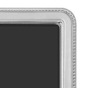 Silver decorative frame on a white background