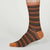 Jacob Little-Dulwich Hill-Thought socks=Amber stripe-Organic Cotton