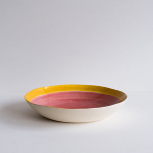 Musango Sunrise Bowl-Large-Pink-Yellow-Handmade in Portugal