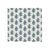 Tulsi paper Napkin- White background-Navy blue leaf motif all over