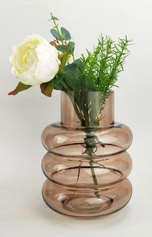 Rachel Glass Vase-Blush