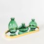 Bottle Green Bud Vases