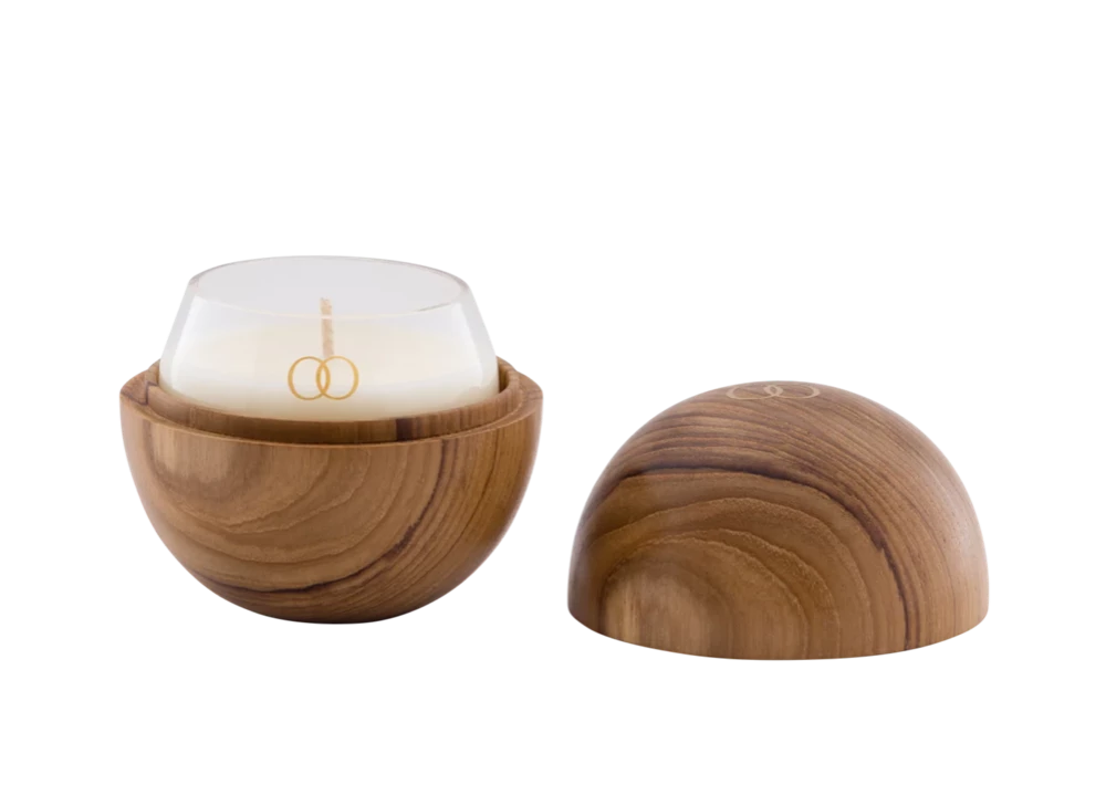 Jacob Little- Dulwich Hill- Only Orb Teak Refillable Candle- OH!
