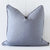 Jacob Little-Dulwich Hill-Square Linen Cushion Cover-Mid Grey