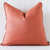 Jacob Little-Dulwich Hill-Square Linen Cushion Cover-Terracotta