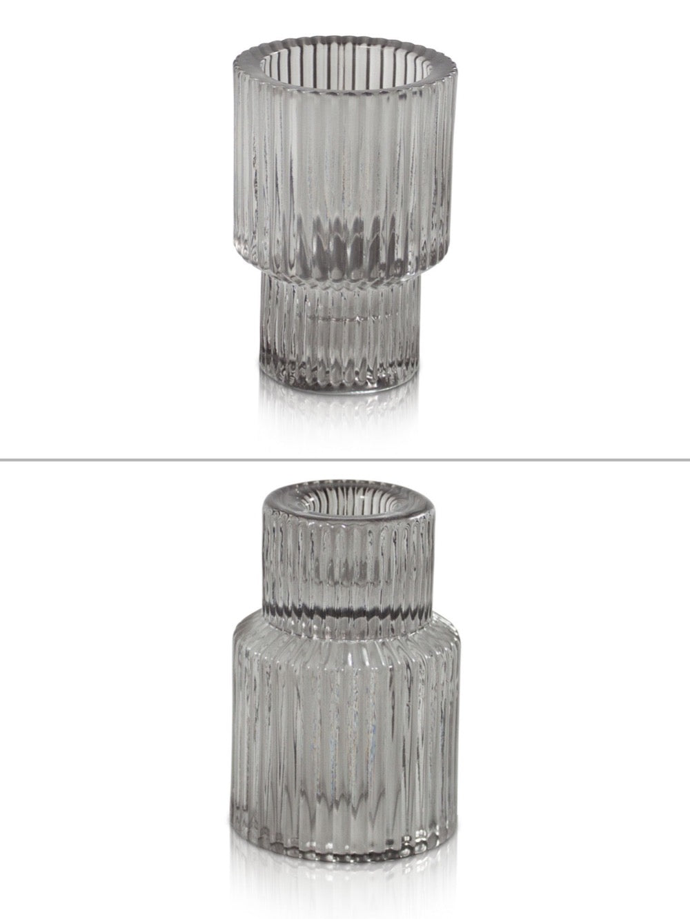 Jacob Little-Dulwich Hill-Ava Vintage Candle Holder-Grey