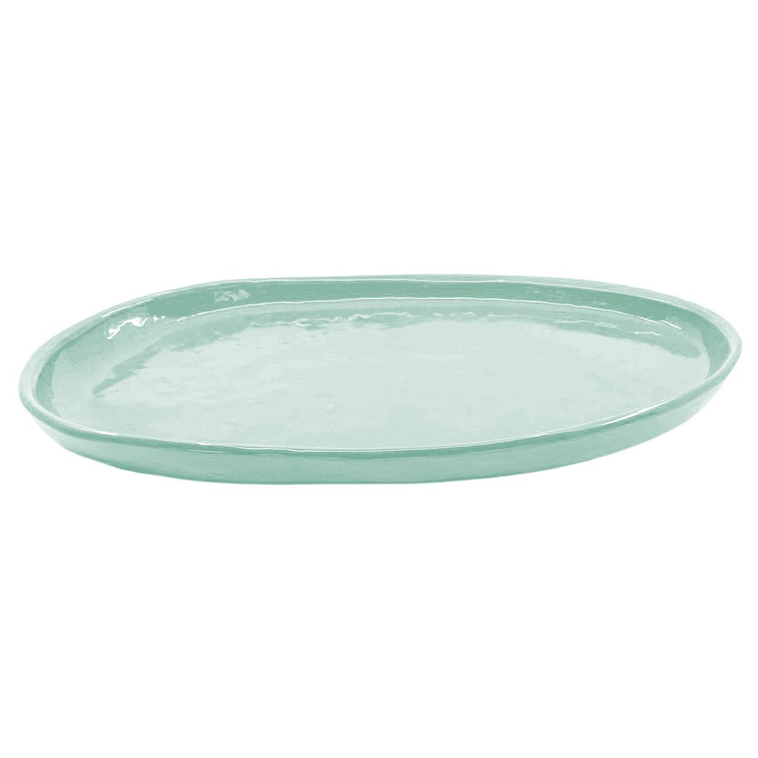 Batch Oval Platter Ghost Gum