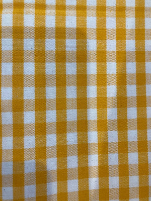 Jacob Little-Dulwich Hill-Gingham Tablecloths-Yellow