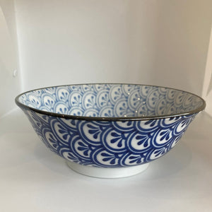 Japanese Blue and White Bowls-Fan